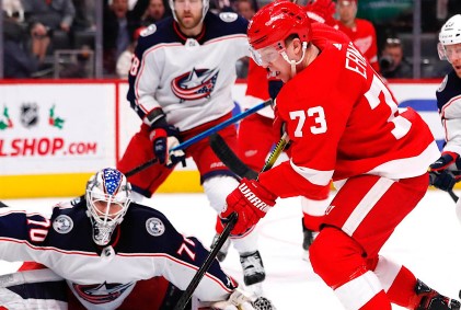 Хоккей. NHL. Коламбус Блю Джекетс – Детройт Ред Уингз. Прогноз: Первый не проиграет и тотал (6.5) М