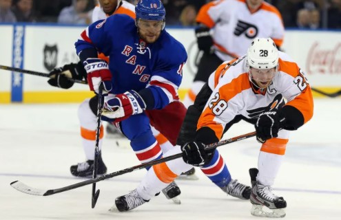 Хоккей. НХЛ. Рейнджерс - Филадельфия. Прогноз: П2 с (от и бул)