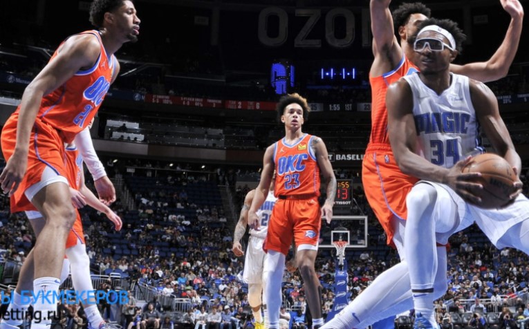 Баскетбол. NBA. Мэджик - Тандер. Прогноз: Фора 2 (+4.5)