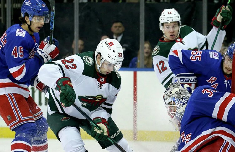Хоккей. NHL. Нью-Йорк Рейнджерс - Миннесота Вайлд. Прогноз: Тотал (5,5) Б