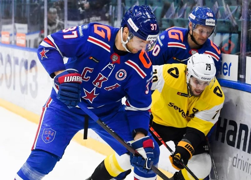 Хоккей. КХЛ. Северсталь – СКА. Прогноз: Тотал (4.5) Б