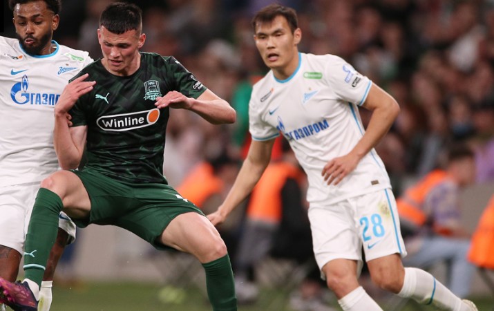 Футбол. РПЛ. Зенит - Краснодар. Прогноз: Обе забьют + Тотал (2.5) Б