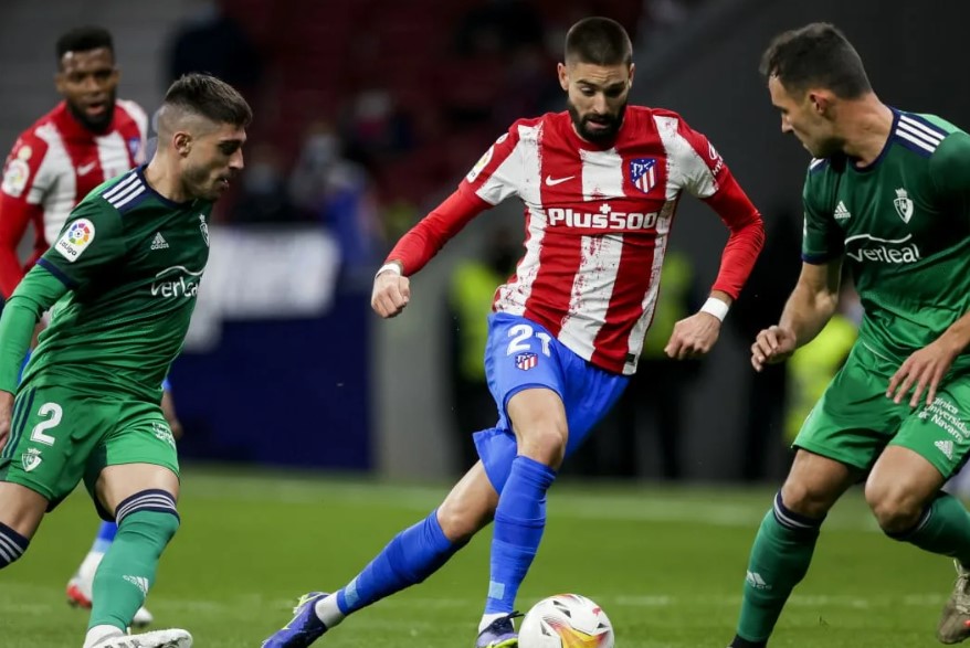 Футбол. Испания. Осасуна - Атлетико Мадрид. Прогноз: Х2 + ТМ 3.5