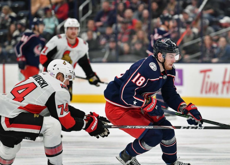 Хоккей. НХЛ. Коламбус Блю Джекетс - Оттава Сенаторз. Прогноз: П1