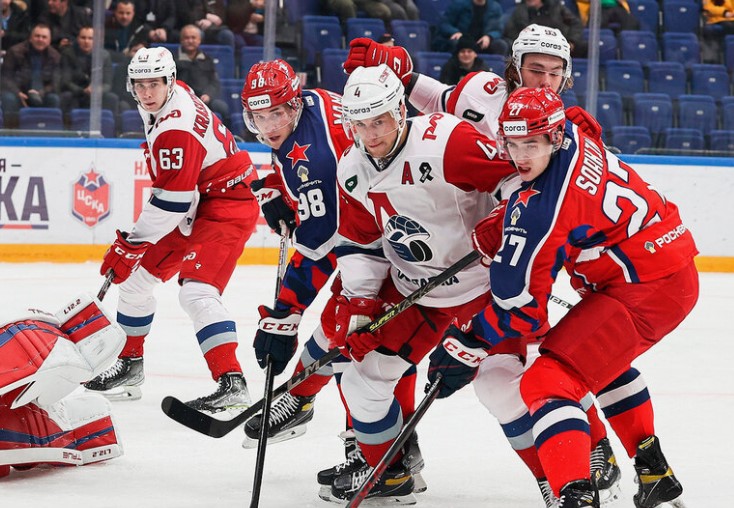 Хоккей. КХЛ, 1/8 финала. Локомотив - ЦСКА. Прогноз: П1