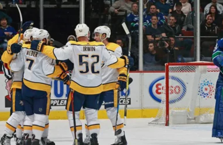 Хоккей. NHL. Нэшвилл - Ванкувер. Прогноз: П1 (с ОТ)