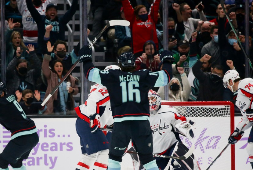 Хоккей. НХЛ. Сиэтл Кракен - Вашингтон Кэпиталз. Прогноз: Тотал (5) Б