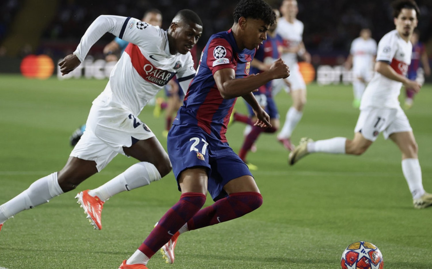 Футбол. Лига чемпионов УЕФА. Барселона — Пари Сен-Жермен. Прогноз: Тотал (4) М