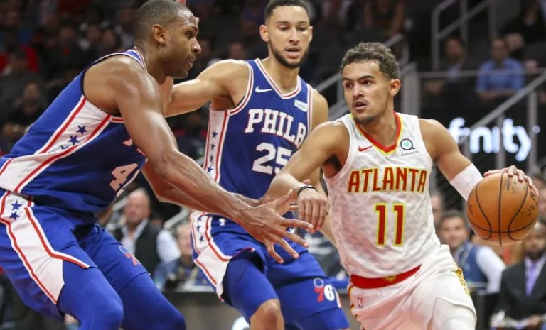 Баскетбол. NBA. Атланта Хокс - Филадельфия Севенти Сикерс. Прогноз: Тотал (222) Б