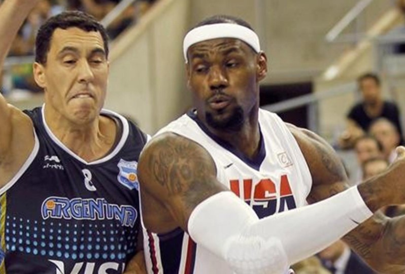 Баскетбол. Товарищеские матчи. Сборные. США - Аргентина. Прогноз: ИТ-1 (98.5) Б