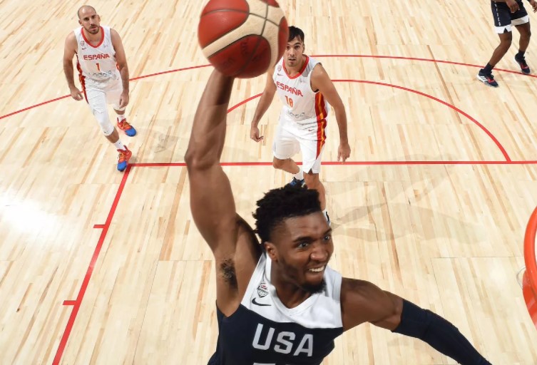 Баскетбол. Товарищеские матчи. Сборные. США - Испания. Прогноз: Фора 2 (+11.5)