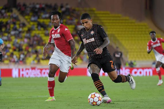 Футбол. Лига Чемпионов УЕФА. Шахтёр Донецк - АС Монако. Прогноз: ИТ-1 (1) Б