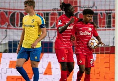 Футбол. Лига Чемпионов УЕФА. Брондбю — РБ Зальцбург. Прогноз: Удары по воротам: ИТ-2 (14.5) Б