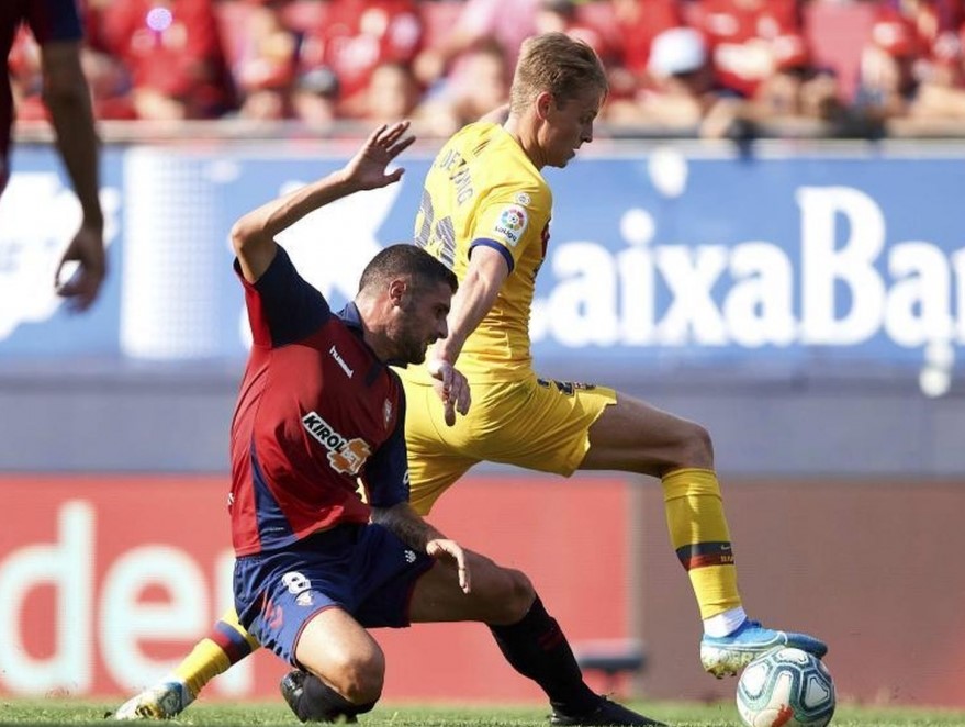 Футбол. Испания. Примера. Осасуна — Барселона. Прогноз: Удары по воротам: Ф1 (+4)