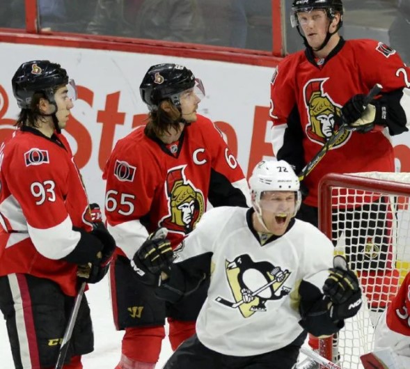 Хоккей. НХЛ. Оттава - Питсбург. Прогноз: ИТ-2 (3) Б