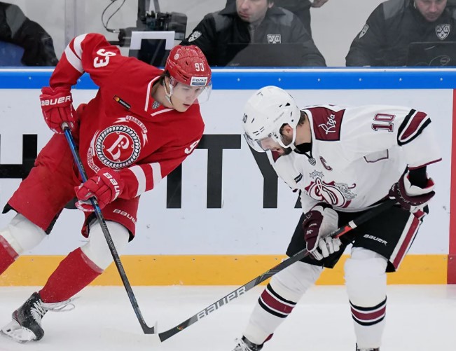 Хоккей. КХЛ. Динамо Рига vs Витязь. Прогноз: П1 в матче