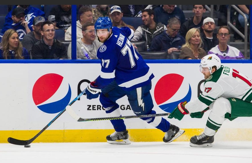 Хоккей. НХЛ. Тампа-Бэй - Миннесота. Прогноз: ИТ-1 (3) Б