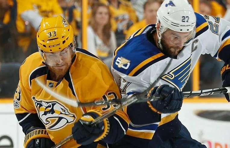 Хоккей. НХЛ. Нэшвилл — Сент Луис. Прогноз: Фора 1 (0)