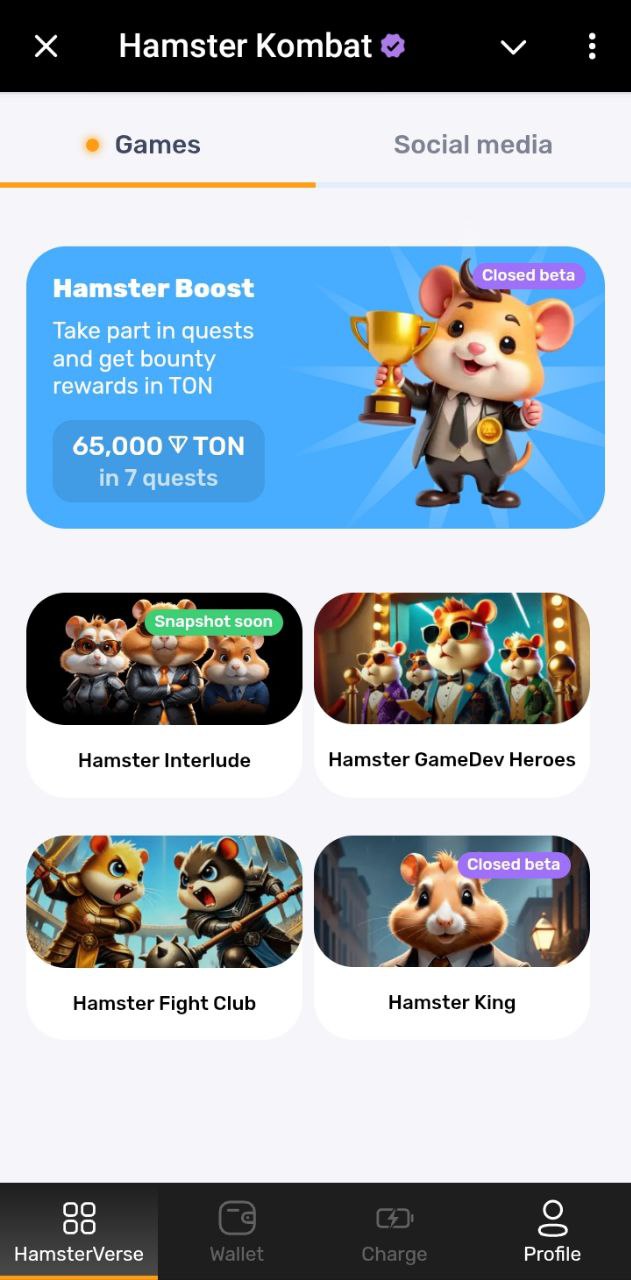 Запущен второй сезон в Hamster Kombat.