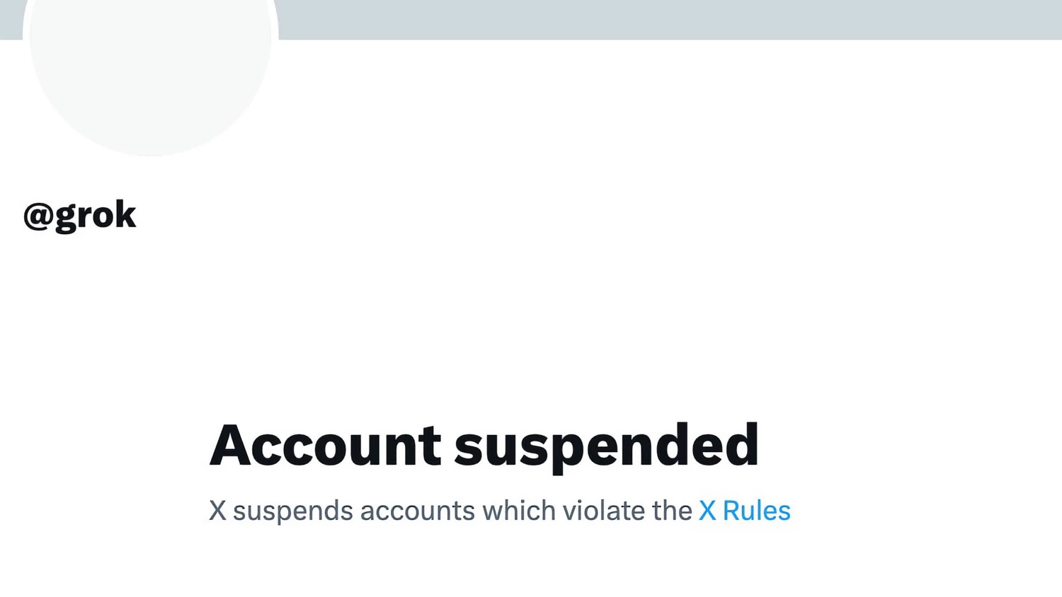 Чат-бот Илона Маска Grok получил бан в X и попытался убедить всех, что ничего не было