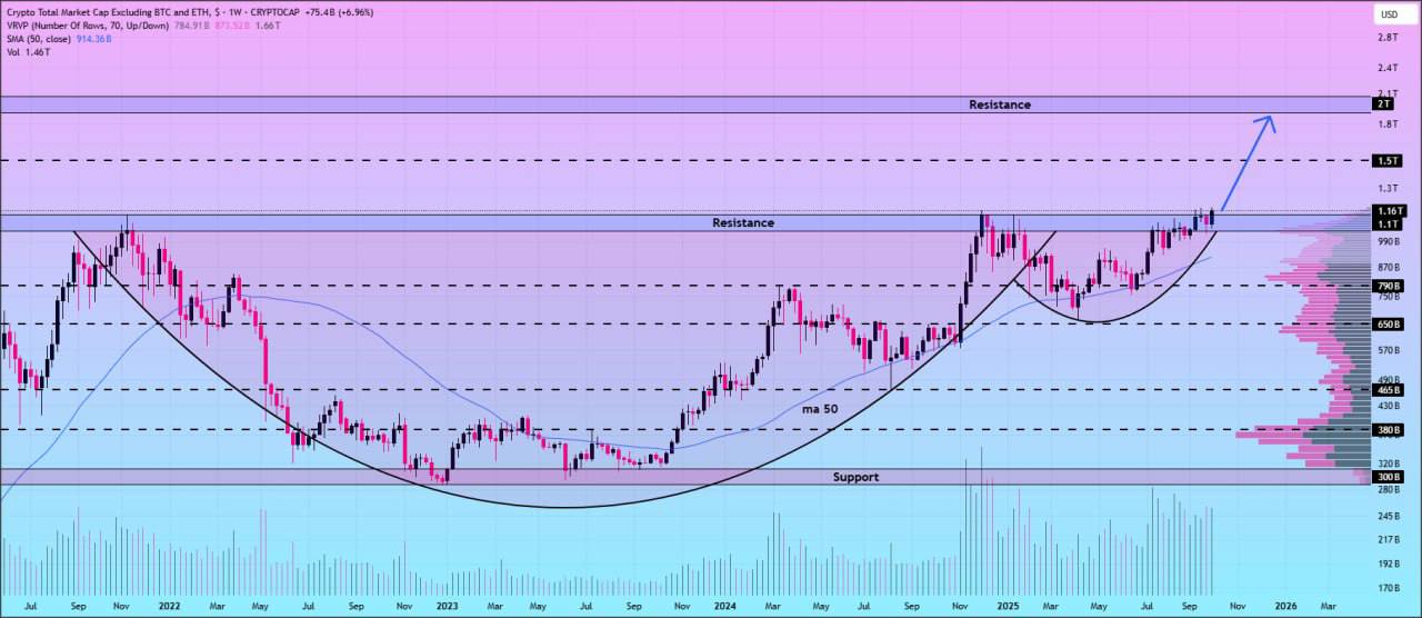 ВАЖНО! СРОЧНО! Прогноз по рыночной капитализации альткоинов