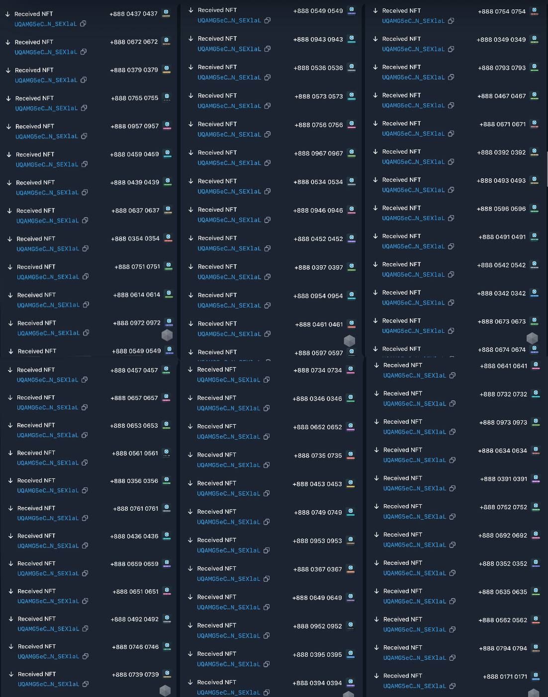 Кто-то скупил анонимные номера на 53 400 000₽