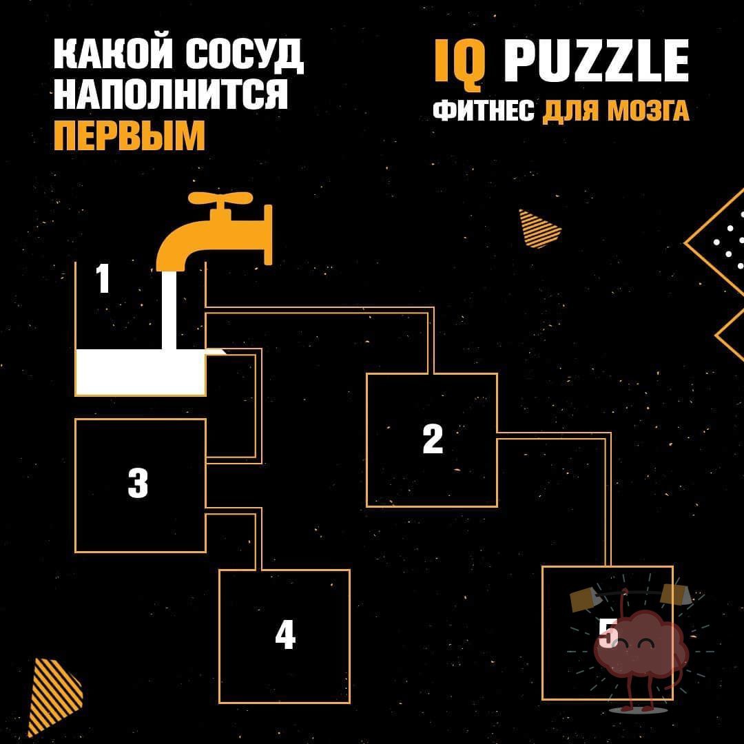 Какой сосуд наполнится первым? - Загадка!