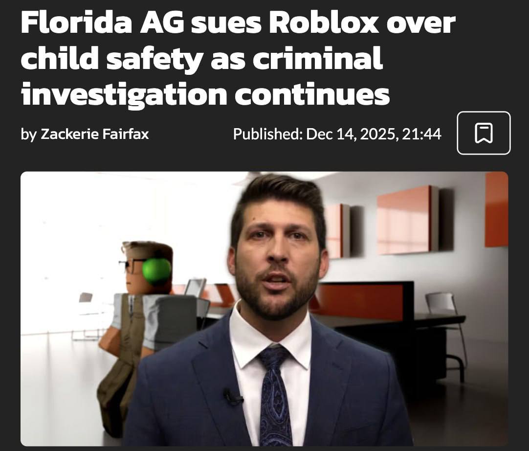 В США хотят заблокировать Roblox