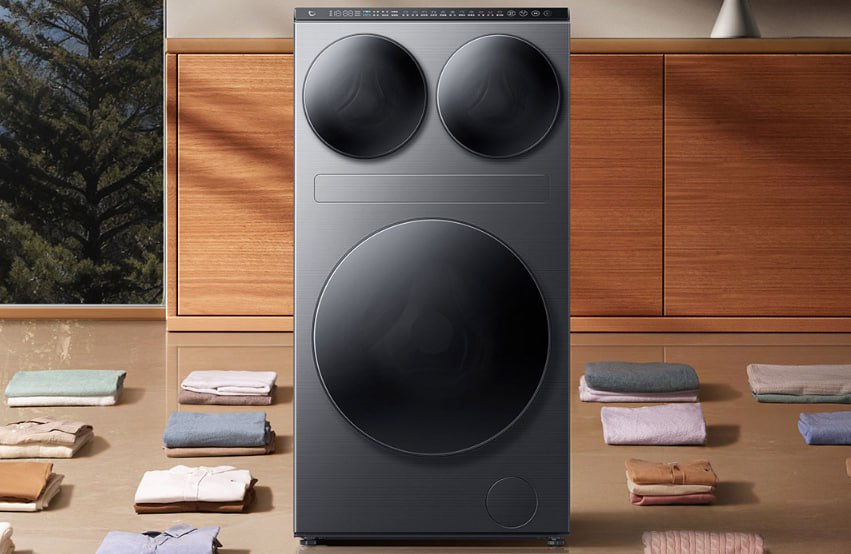 Xiaomi представила свою самую продвинутую стиральную машину с тремя барабанами