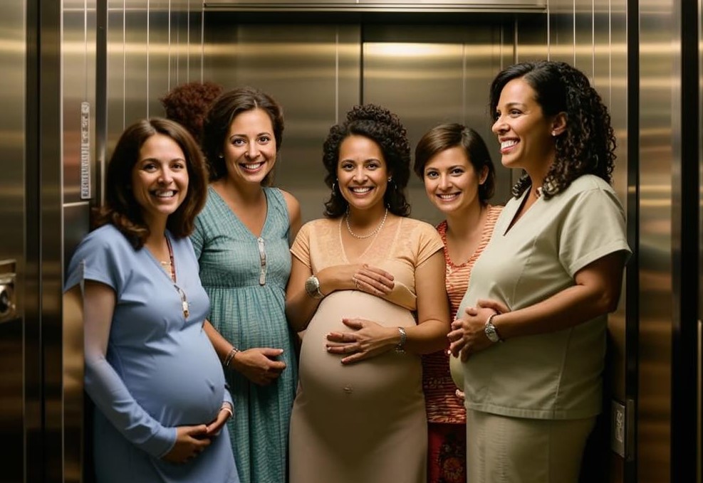 Пять рожениц на последних сроках застряли в лифте московского роддома.