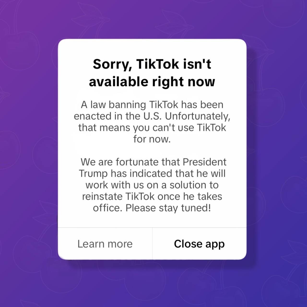 В США заблокировали TikTok! Приложение больше не доступно — очевидцы.