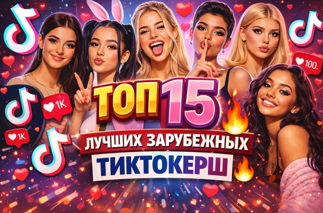 ТОП 15 самых популярных зарубежных тик-токерш