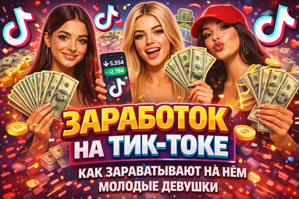 Заработок на тик-токе, как зарабатывают на нем молодые девушки