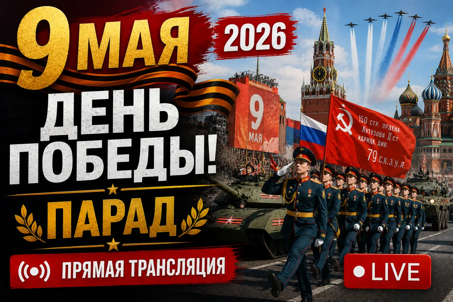 9 Мая 2026 — День Победы!