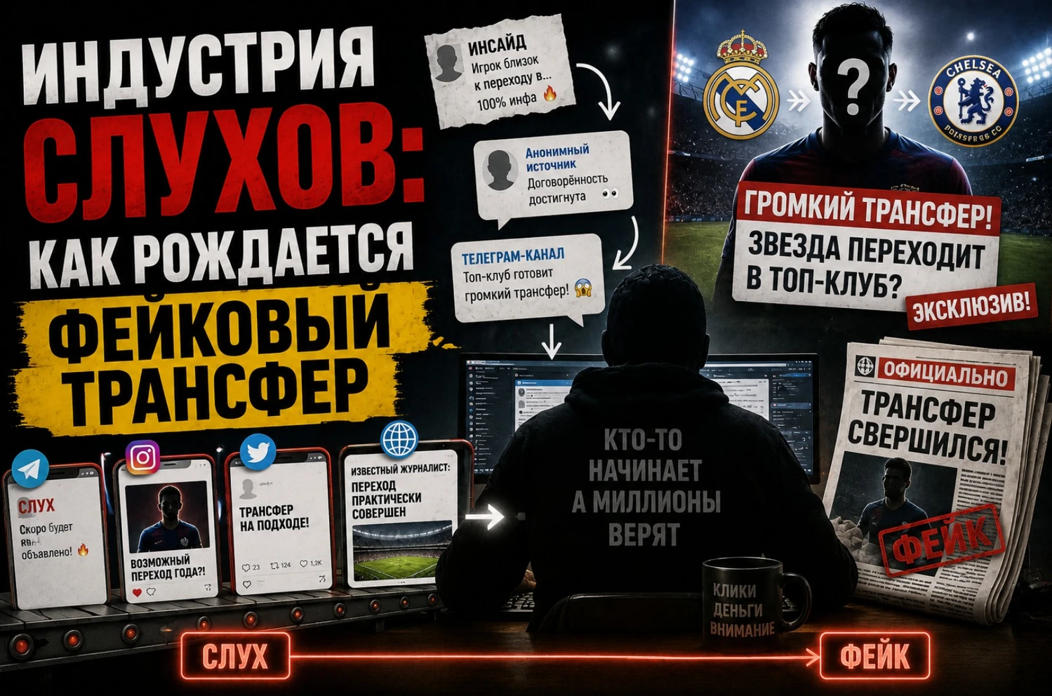 Индустрия слухов: как рождается фейковый трансфер