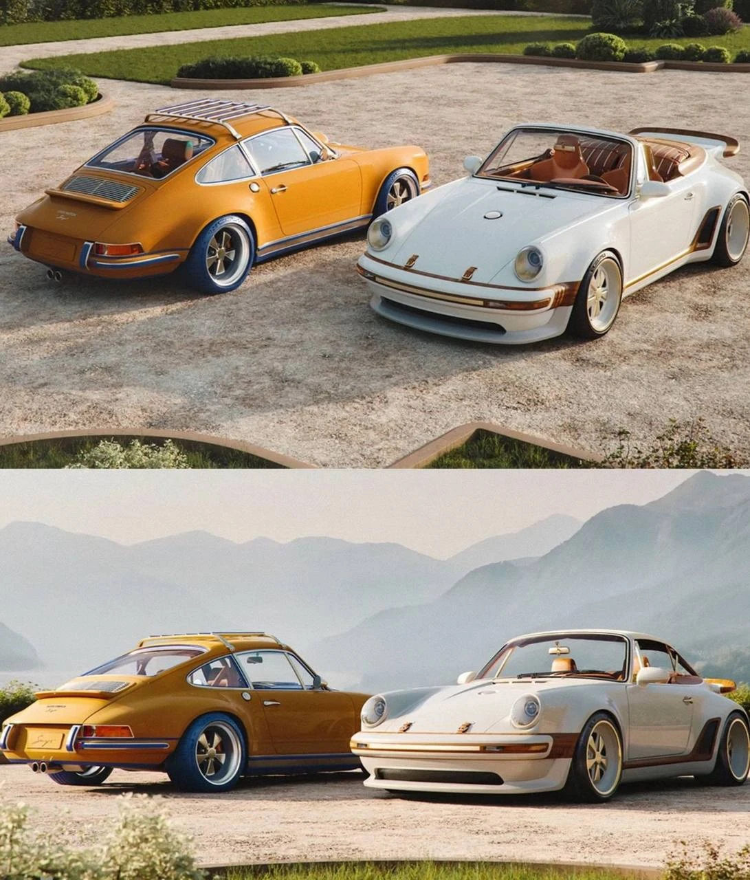 Louis Vuitton и Porsche создали коллекцию уникальных Porsche 911