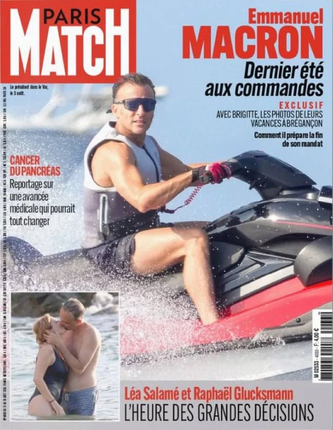 Макрона раскритиковали за отдых на гидроцикле на фоне жары и пожаров во Франции