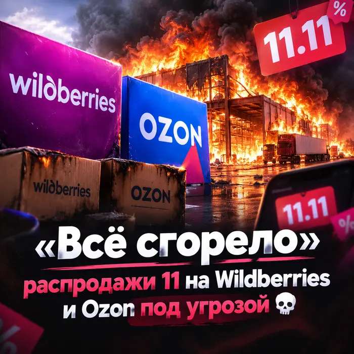 «Всё сгорело»: распродажи на Wildberries и Ozon под угрозой 💀