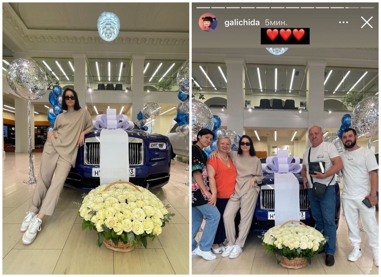 Кадр из новости Ида Галич теперь будет кататься на новеньком Rolls-Royce