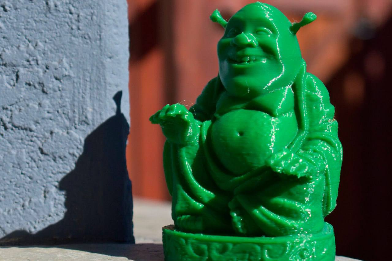 Вместо Будды женщина поклонялась фигурке Шрека!