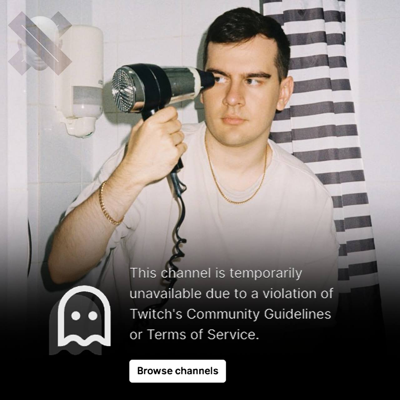 На Twitch был забанен канал стримера Братишкина