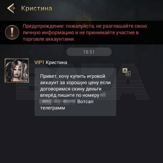 Москвичка продала аккаунт в игре и потеряла 250 тысяч рублей