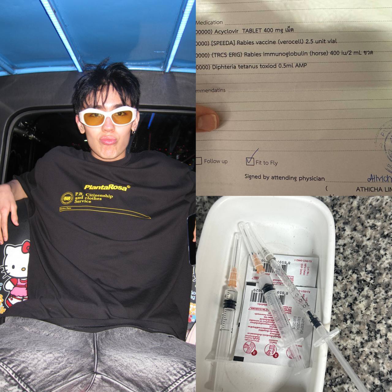 На Аслана Шукаши напала обезьяна в Таиланде