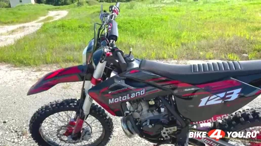 Мотоцикл Кросс PWR FS250 (2-STROKE) красный. Эфир от 07.08.23